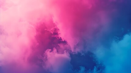 Naklejka premium A vibrant gradient background transitioning from deep blue to bright pink with smooth blending, creating a soft yet striking visual.