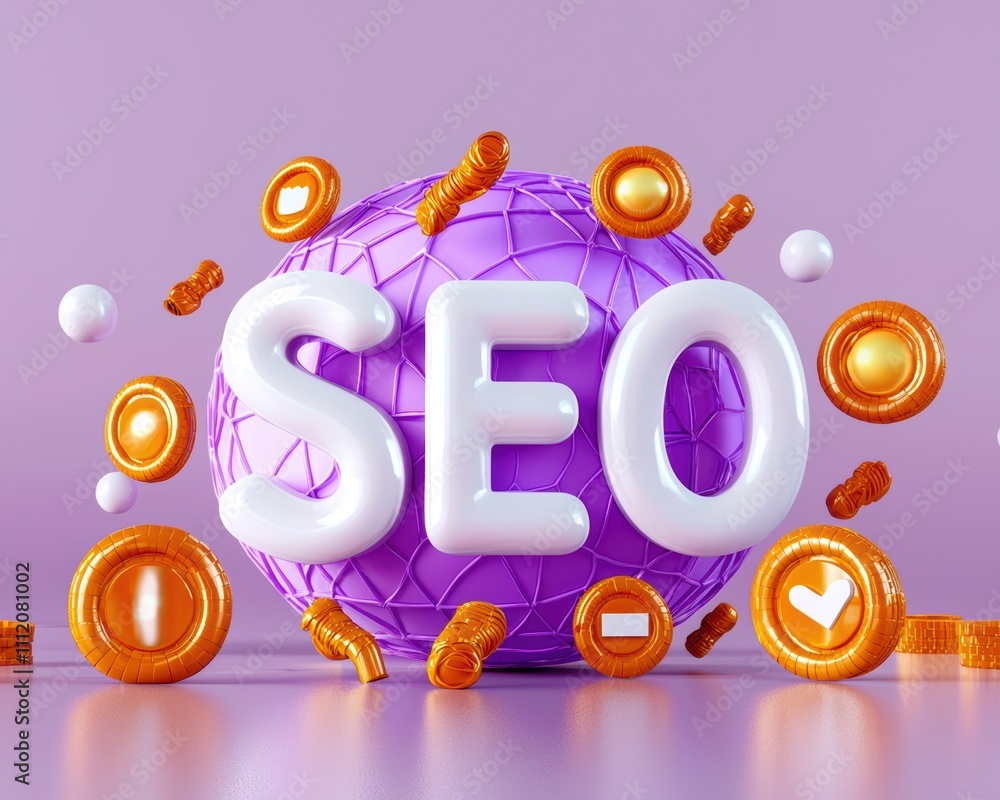 Poster a colorful 3d representation emphasizing 