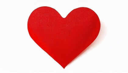 Elegant Bright Red Heart Design for Valentine’s Day and International Women’s Day. Symbol of Love, Romance, and Appreciation for Use in Greeting Cards, Social Media Posts, Romantic Gifts, Celebrations