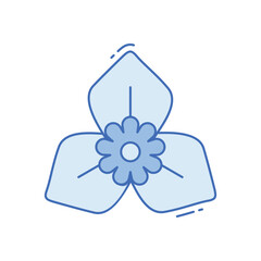 Bougainvillea vector icon