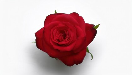 Romantic Red Rose Close-Up. Perfect for Valentine's Day or 8th March Women&rsquo;s Day. Symbol of Love, Passion, and Elegance for Cards, Gifts, or Social Media Campaigns with Stunning Floral Aesthetic
