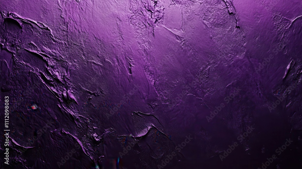 Poster deep purple color gradient background with a grainy texture