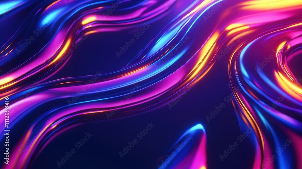 Poster abstract liquid swirls: dive into a mesmerizing world of vibrant colors and flowing patterns, where 