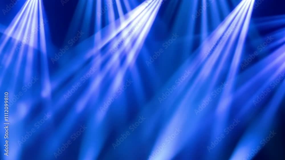 Aufkleber vibrant blue stage lights create dynamic atmosphere for performances, enhancing visual experience wi