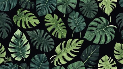 Fototapeta premium pattern with green and black