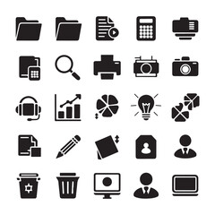 Minimalist Icon Design Collection for Digital Interfaces