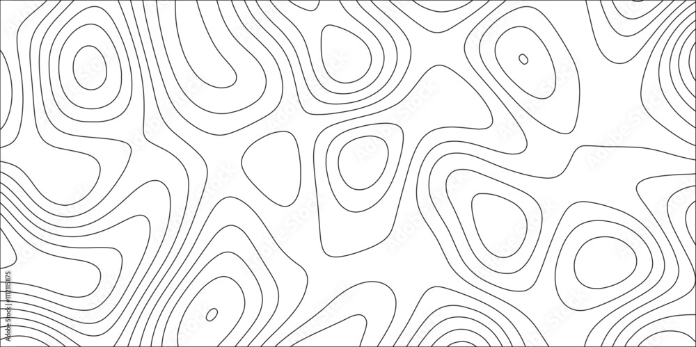 Aufkleber white simple topography design with slim stroke. paper cut vector art background banner texture webs