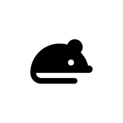 Pest mouse icon symbol. Rat sign