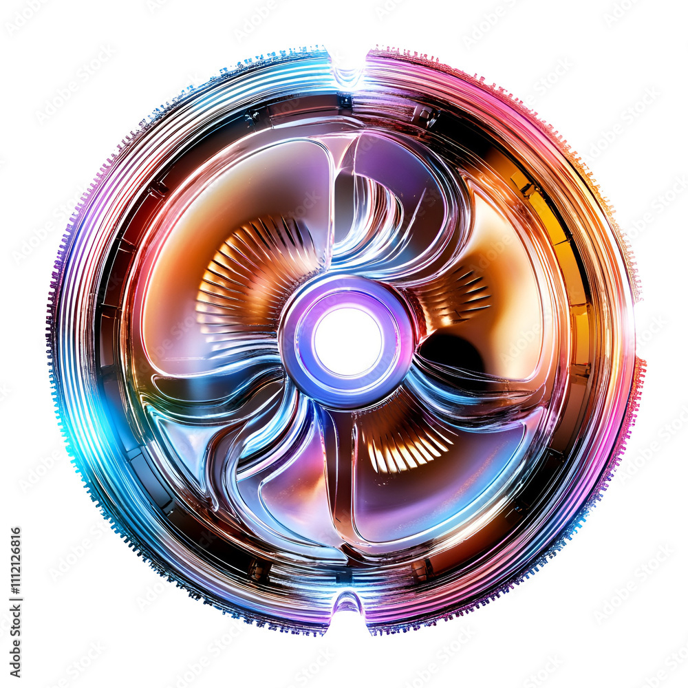 Poster dynamic colorful abstract design digital realm graphic artwork vibrant environment close-up view mod