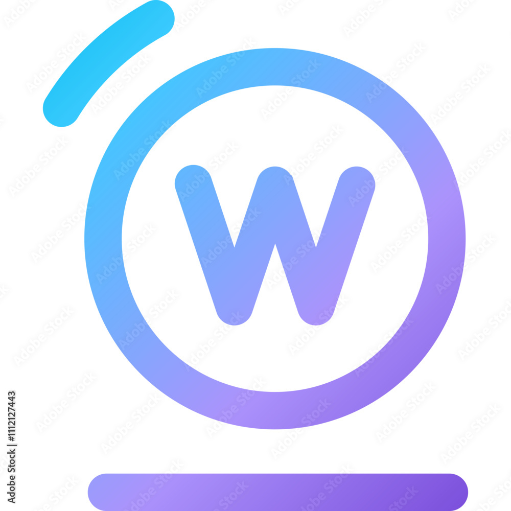 Aufkleber stylish washing machine icons in modern design for user interface applications
