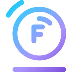 Symbols representing washing machine functions with colorful gradients and sleek design for modern laundry appliances