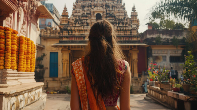Lori is in India. a holiday in India