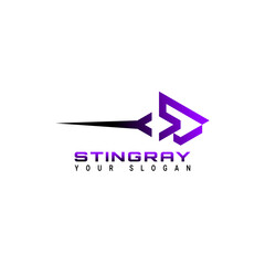 stingray logo concept for yourbrand or etc