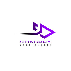 stingray logo concept for yourbrand or etc
