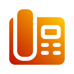 telephone gradient icon