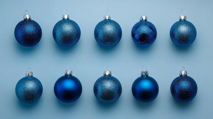 Christmas decoration: Vibrant and colorful flat lay