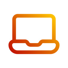 laptop gradient icon