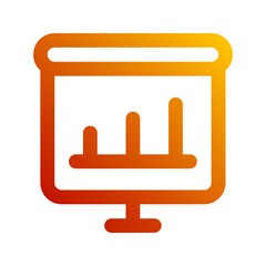 presentation gradient icon