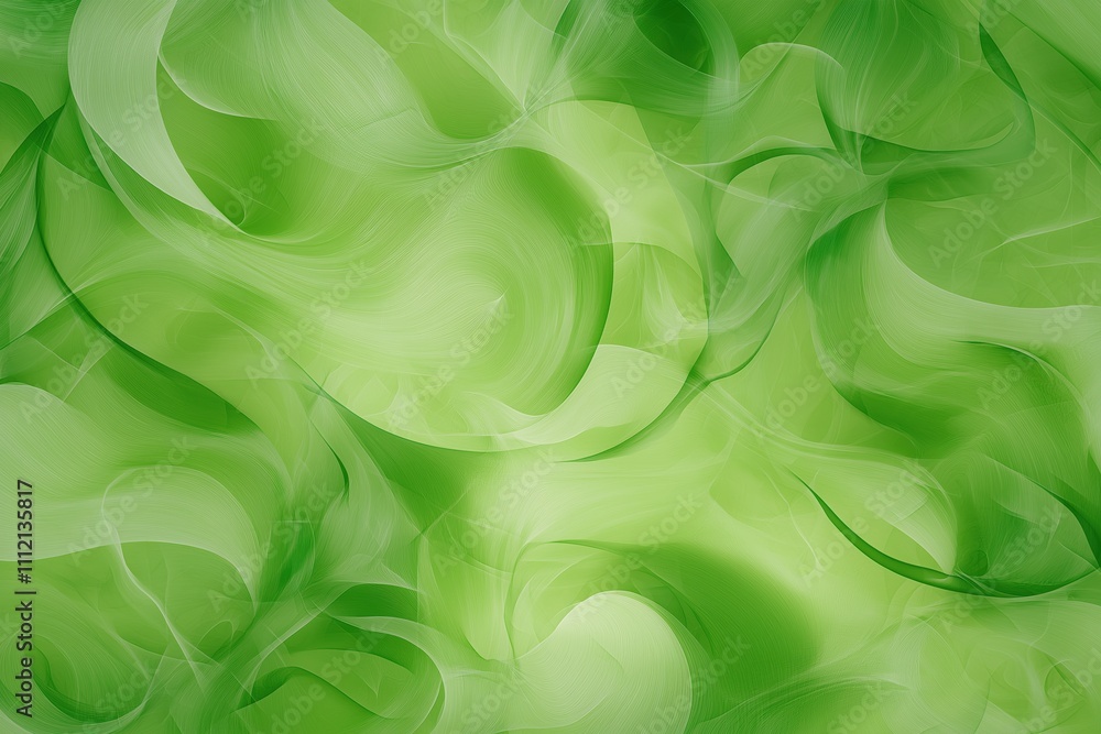 Aufkleber a green background with a green swirl pattern. the green color is vibrant and lively. the swirl patt