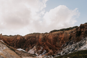 Fototapeta premium clouds over the mountains