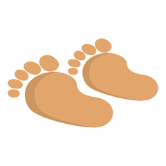 Father and Son Feet isometric Concept, Kids and Daddy Feet together Vector Icon, Happy  Fathers Day Symbol, Dads Gift Elements Sign, Parents Day Stock illustration