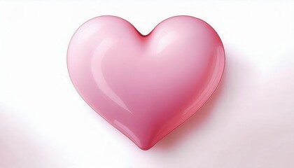 Obraz premium Elegant Pink Heart Icon for Valentine's Day & International Women's Day. Perfect for Greeting Cards, Social Media Posts, Digital Invitations, Romantic Gifts, or Custom Merchandising Designs