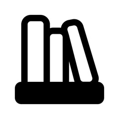 bookshelf line icon