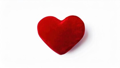 Fototapeta premium Romantic Red Velvet Heart Design. Perfect for Valentine’s Day, Women’s Day Gifts, Romantic Invitations, Greeting Cards, Love Themed Projects & Heartfelt Decorations. Showcase Love in Style