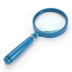 magnifying glass isolated on white background