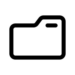 folder line icon