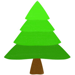 green christmas tree