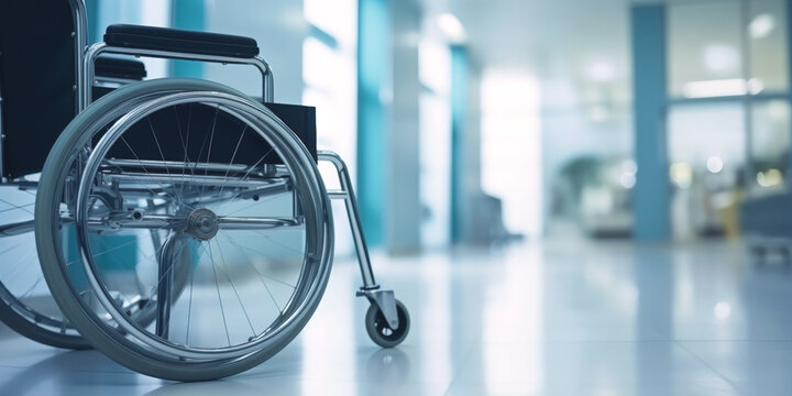 empty wheelchair Generative AI