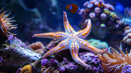 starfish on the seabed