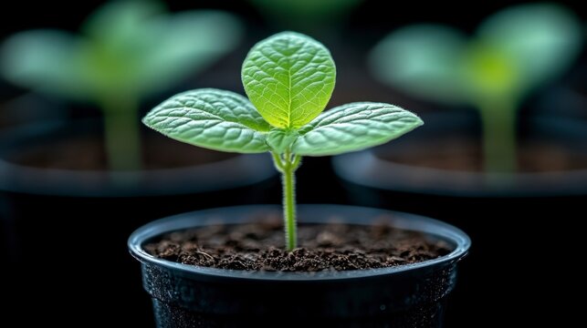 A smart greenhouse with climate-controlled systems symbolizes advanced technology aiding in efficient crop production throughout the year.
