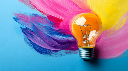 Bright Idea Abstract Illustration