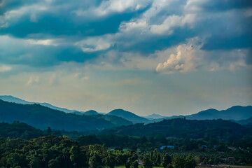 Majestic mountain range scenic outlook landscape photography natural environment tranquil viewpoint serene wilderness experience