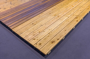 Brown Wooden Plank Boards House Terrace Decking