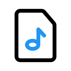 mp3 line color icon