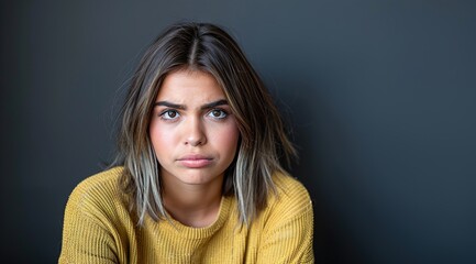 Fototapeta premium sad woman
