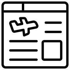 Obraz premium travel blogs icon