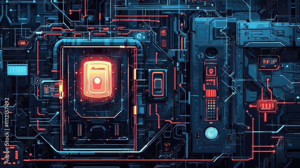 Poster advanced digital representation of secure authentication and breach resistance mechanism