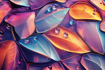 a close up of a bunch of water droplets