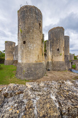 Villandraut castle (Chateau de Villandraut) Gironde departement, Aquitaine, France