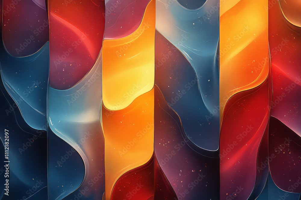 Aufkleber a colorful abstract background with many different colors