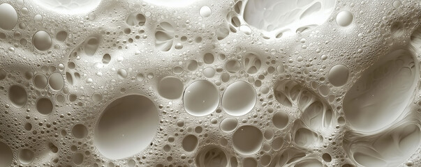 Abstract Bubbles Forming Playful and Intricate Organic Shapes