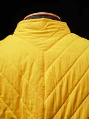 Historical fashion. Medieval knight cloth. Padded jacket gambeson.
