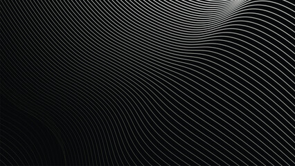 Abstract black grey background with stripes curve line for backdrop or presentation