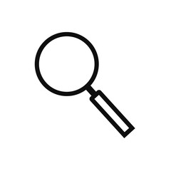 Search icon symbol vector line style