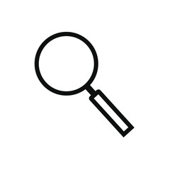 Search icon symbol vector line style