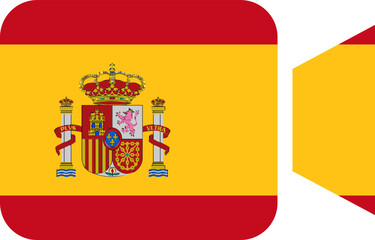 Spain flag on Video Call